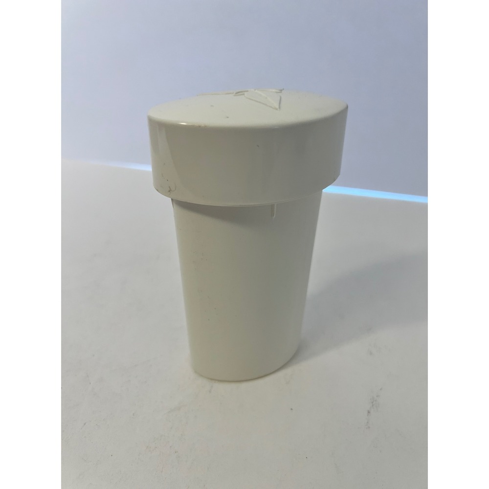 Vintage Juiceman II Model JM-2 Food Pusher Replacement Part White Plastic Logo
